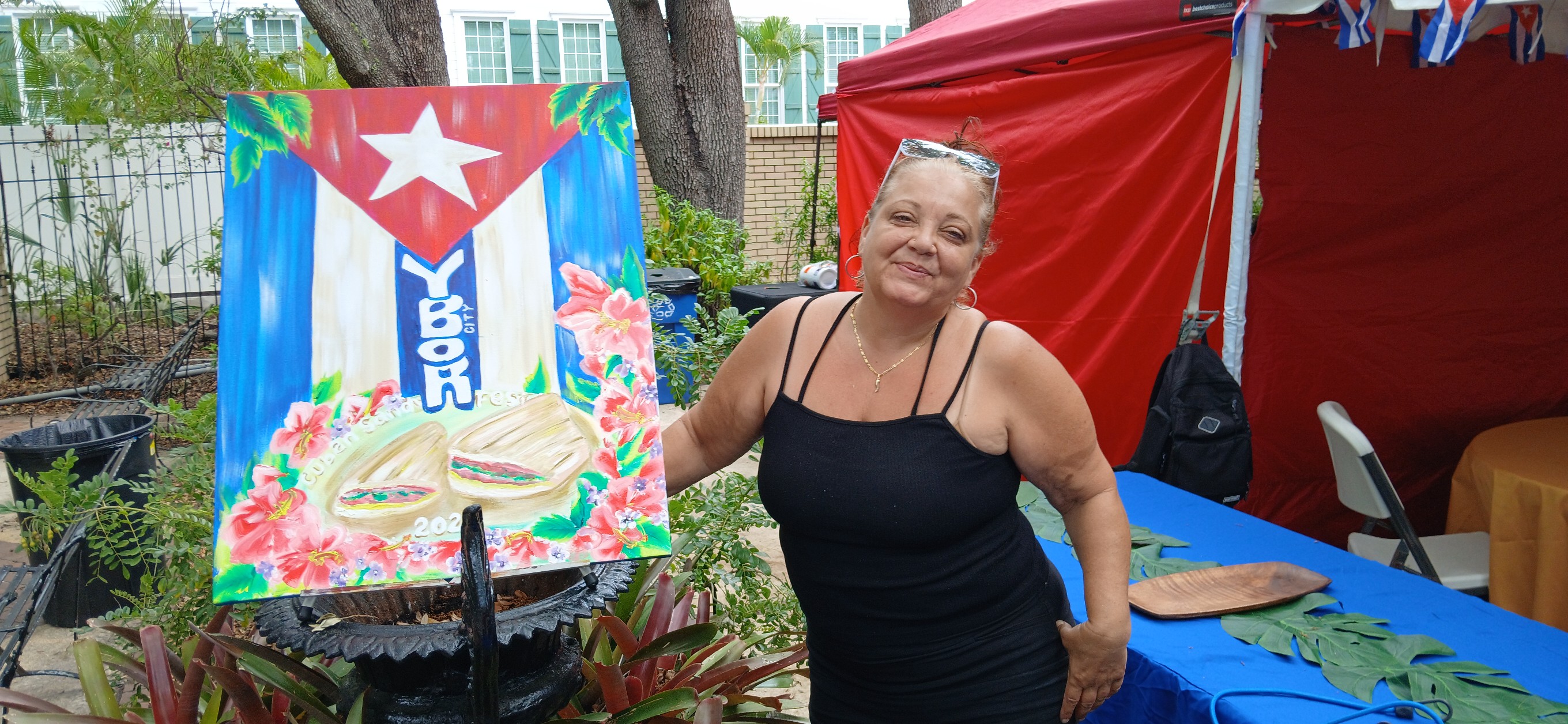 Food vendor preparing traditional dishes